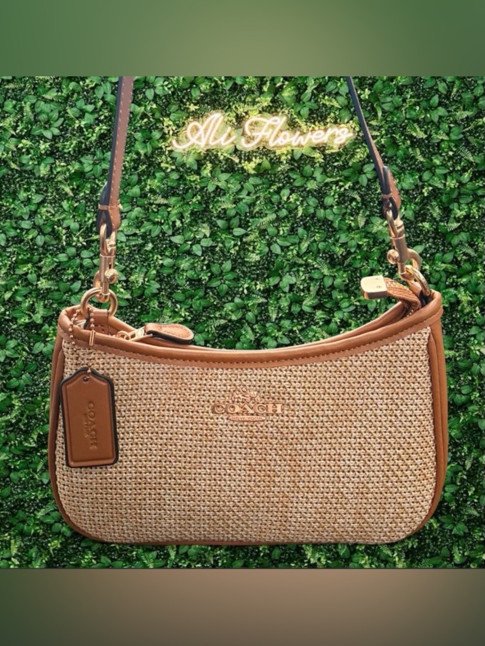 COACH Tan Shoulder Bag